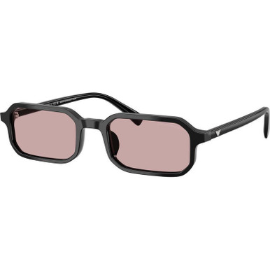 Emporio Armani EA4253U - Shiny Black/Pink Lenses