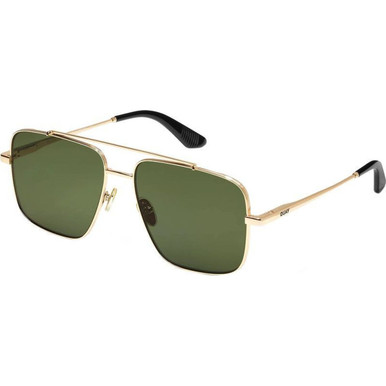 Quay Australia Level Out - Gold/Green Polarised Lenses