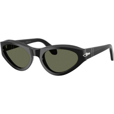 Black/Green Glass Polarised Lenses