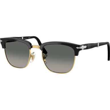 Persol PO3375S - Black/Grey Gradient Glass Lenses 52 Eye Size