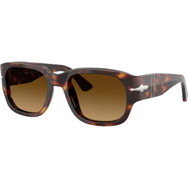 Persol PO3380S - Havana/Brown Gradient Glass Lenses 52 Eye Size