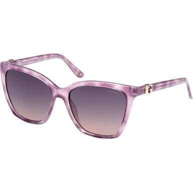 Guess GU00191 - Violet Havana/Violet Gradient Lenses