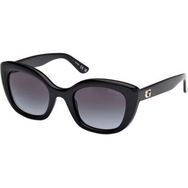 Guess GU00196 - Shiny Black/Smoke Gradient Lenses