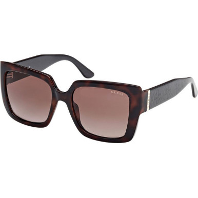 Guess GU00200 - Dark Havana and Black Pearl/Brown Gradient Lenses