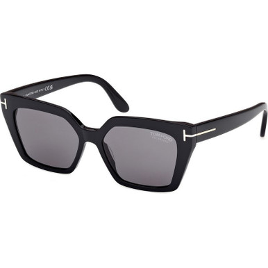 Tom Ford Winona FT1030 - Shiny Black/Smoke Polarised Lenses