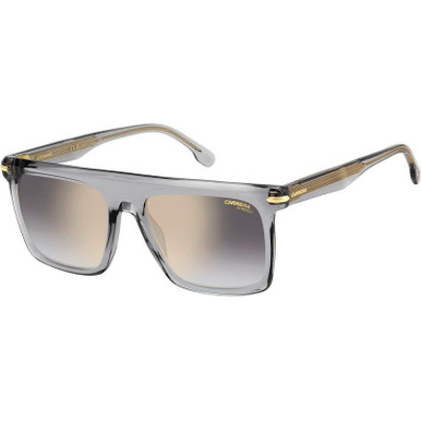 Grey/Grey Gold Mirror Lenses
