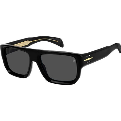 David Beckham DB 7132/S - Black/Grey Lenses