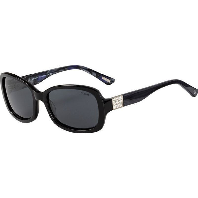 OUTLET Bill Bass Mel (O) Black and Blue/Grey Polarised Lenses