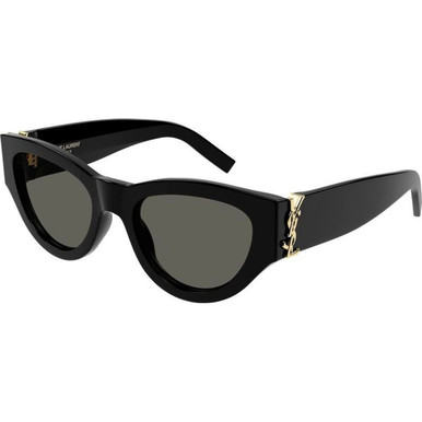 Saint Laurent SLM94F - Black/Grey Lenses