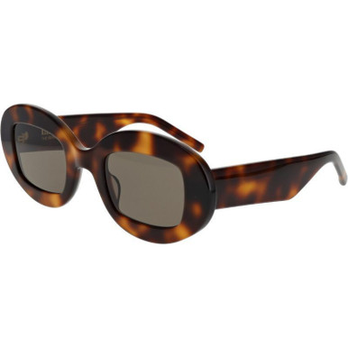 Kaleos Carlson - Dark Brown Havana/Brown Lenses