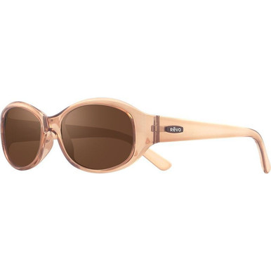 Crystal Sand/Terra Brown Flash Mirror Polarised Lenses