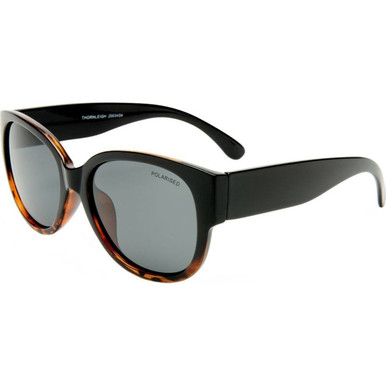 Cancer Council Thornleigh - Black/Smoke Polarised Lenses