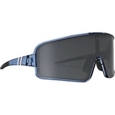 Deep Blue Crystal Blue/Smoke Mirror Polarised Lenses