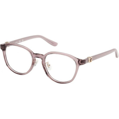 Guess Glasses GU50253-D - Shiny Violet/Clear Lenses