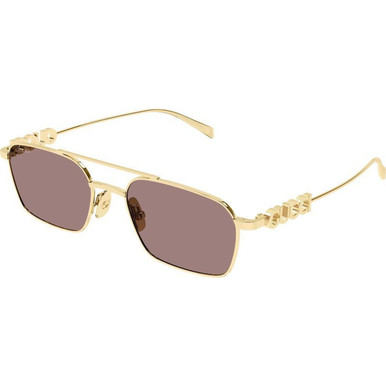 GUCCI GG1804S - Gold/Brown Lenses