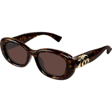 GUCCI GG1829SK - Havana/Brown Lenses