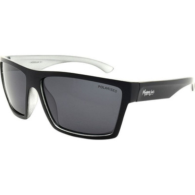 Mangrove Jacks Hoodlum - Matte Black/Smoke Polarised Lenses