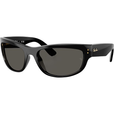 Black/Dark Grey Glass Lenses 63 Eye Size