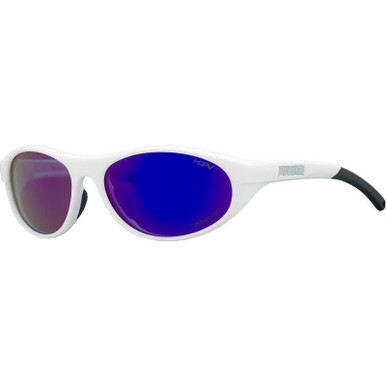 Miami Nights White/Purple HDPV Mirror Polarised Lenses