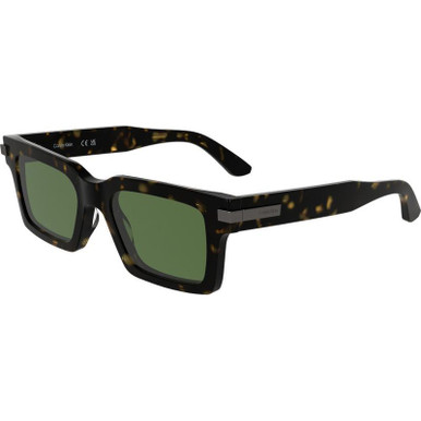 Dark Havana/Green Lenses
