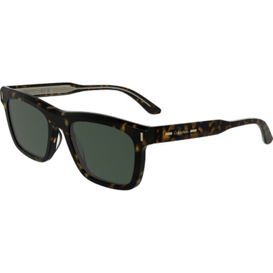 Dark Havana/Green Lenses