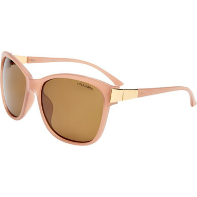 Cancer Council Belmore - Smokey Pink/Brown Polarised Lenses