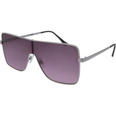JS Eyewear 2855 - Silver/Pink Lenses