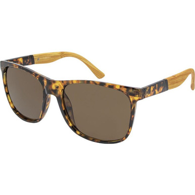 JS Eyewear 3880 - Tort Wood/Brown Lenses