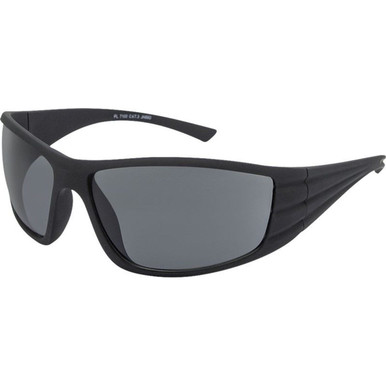 JS Eyewear 7100 - Black/Smoke Lenses