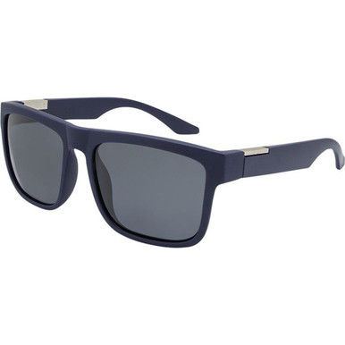 JS Eyewear 7400, Matte Navy/Smoke Polarised Lenses