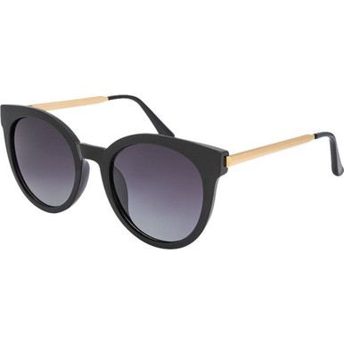 JS Eyewear 5799 - Black/Smoke Polarised Lenses