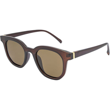 JS Eyewear 7279 - Brown/Brown Polarised Lenses