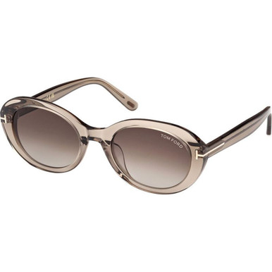 Shiny Light Brown/Brown Gradient Lenses