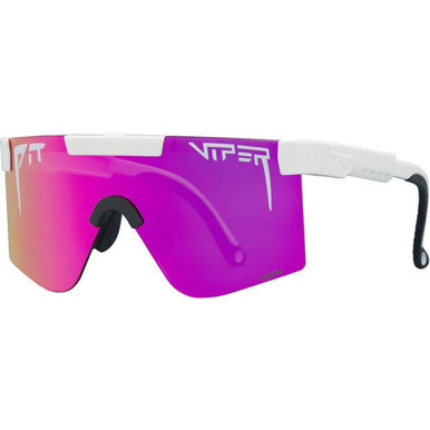 Pit Viper The Pit Viper Junior, Miami Nights White/Pink HDPV Mirror Polarised Lenses