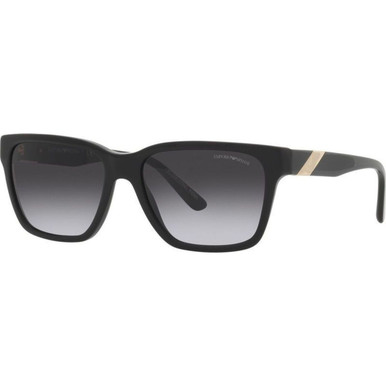 OUTLET Emporio Armani EA4177 (O) - Shiny Black/Grey Gradient Lenses