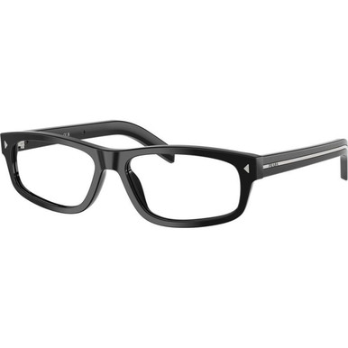 Prada Glasses PRB02VF - Black/Clear Lenses