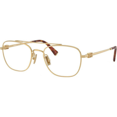 Gold/Clear Lenses 53 Eye Size