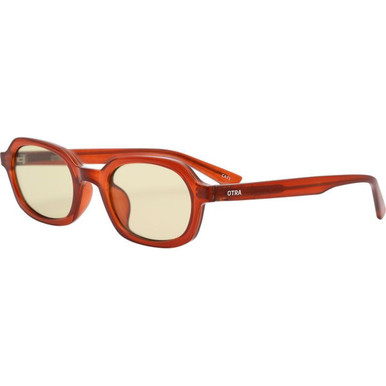 Otra Abby - Burgundy/Light Green Lenses