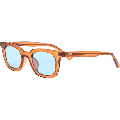 Otra Nia - Transparent Tan/Light Blue Lenses