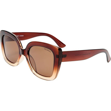Chocolate Gradient/Brown Polarised Lenses