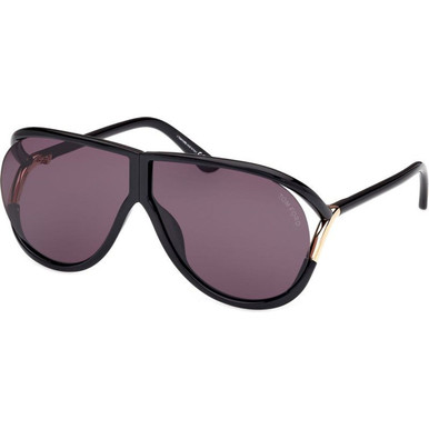Tom Ford Axel FT1197 - Shiny Black/Smoke Lenses