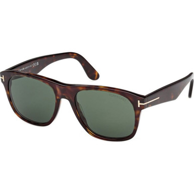 Tom Ford Marlon 02 FT1284, Dark Havana/Green Lenses