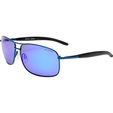 Navy and Black/Blue Mirror Polarised Lenses