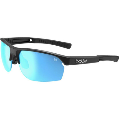 Bolle Victus S - Matte Black/Sky Blue Polarised Lenses