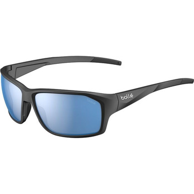 Bolle Fenix - Matte Black/Sky Blue Polarised Lenses