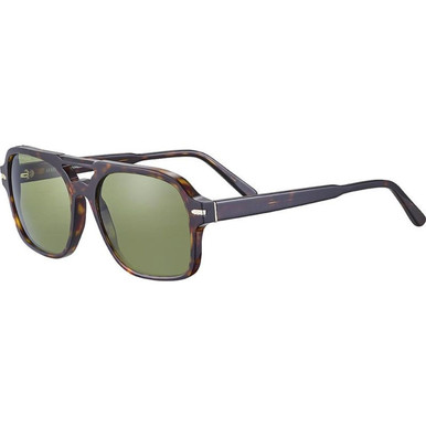 Serengeti Marco, Shiny Classic Havana/555nm Photochromic Polarised Glass Lenses