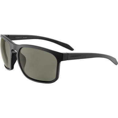 Serengeti Carson - Matte Black/555nm Photochromic Polarised Glass Lenses