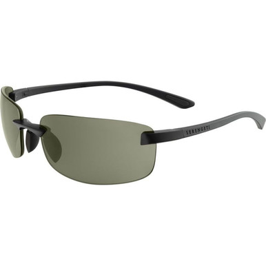 Serengeti Rick - Matte Black/555nm PhD 2.0 Photochromic Polarised Lenses