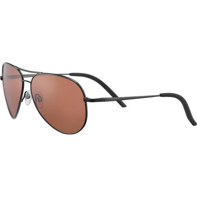 Serengeti Carrara XL - Shiny Gunmetal/Drivers Photochromic Polarised Glass Lenses