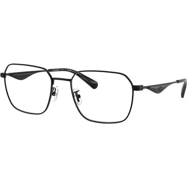Coach Glasses HC5186 - Satin Black/Clear Lenses 54 Eye Size
